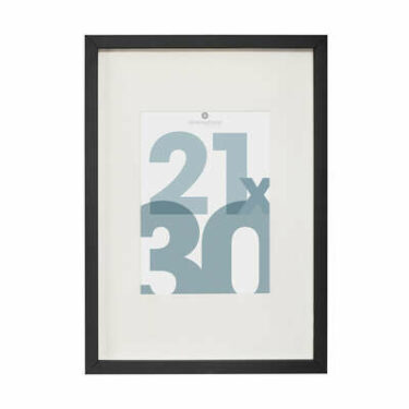 CADRE PHOTO NOIR MANU 21X30