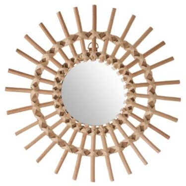 MIROIR ROTIN SOLEIL D30