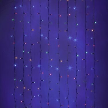 RIDEAU SOLAIRE 200 LED MULTICO