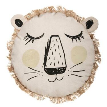 COUSSIN LION FRANGES