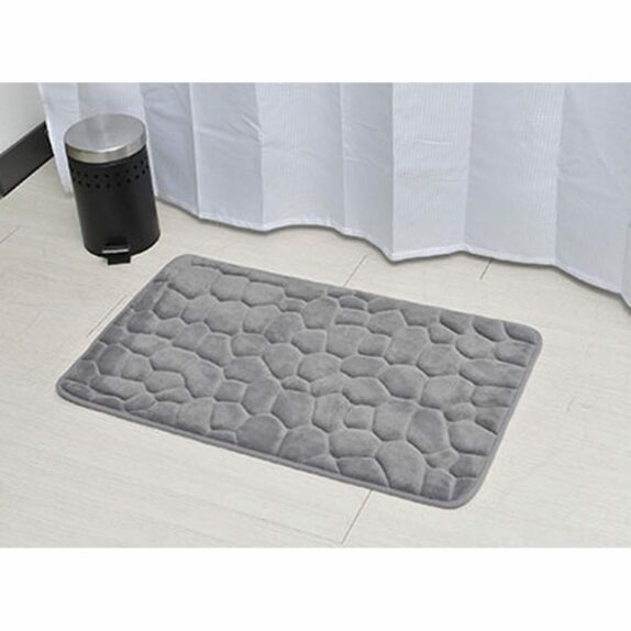 TAPIS GALET 50X80 GRIS CLAIR