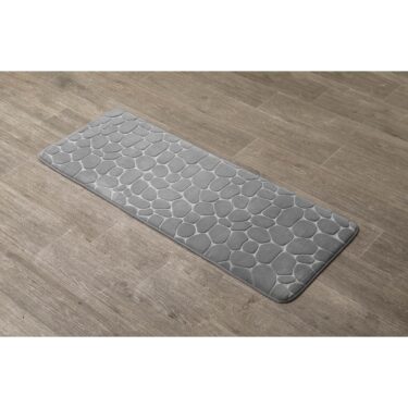TAPIS GALET 45X120  GRIS CLAIR