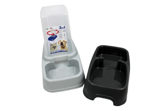 DISTRIBUTEUR EAU + CROQUETTES