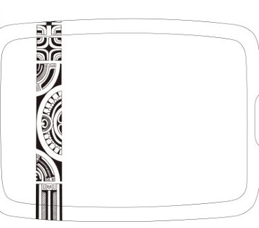 PLATEAU  TATOO 48*31,5 CMS