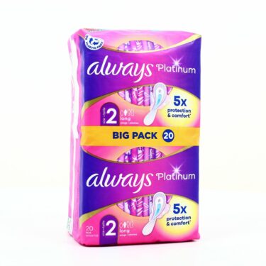 ALWAYS PLATINUM SERVIETTES X8