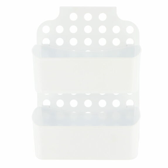 SERVITEUR DOUCHE 2 PANIER BLAN