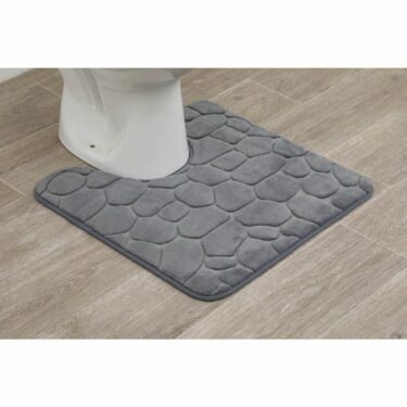 TAPIS CONTOUR WC GALET GRIS