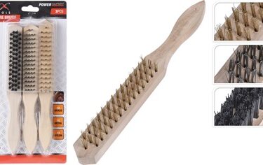 BROSSE MÉTALLIQUE - S/3 PCS -