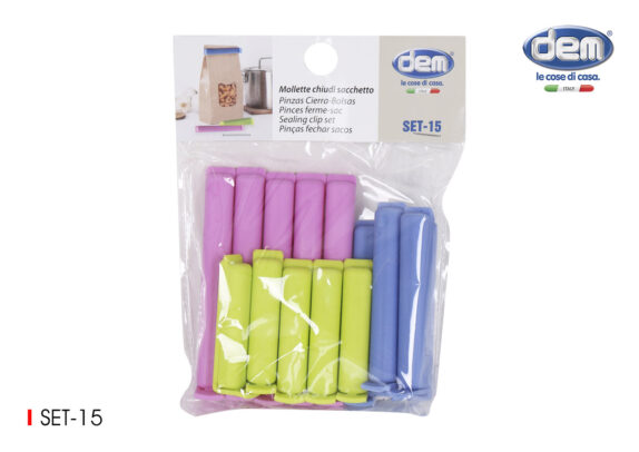 SET 15 PINCES FERMESAC DEM