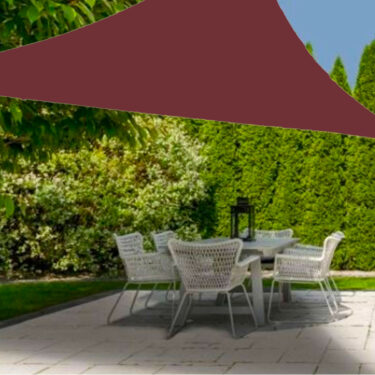 TOILE D'OMBRAGE 3X3X3M ROUGE B