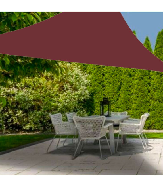 TOILE D'OMBRAGE 3X3X3M ROUGE B
