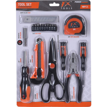 ENSEMBLE D'OUTILS 19PCS