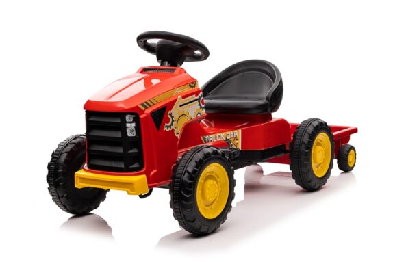 TRACTEUR PÉDALES AVEC REMORQUE