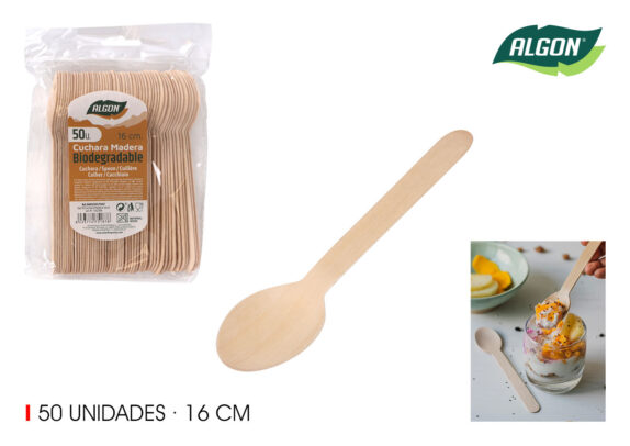 SET50 CUILLERE 16CM BAMBOU