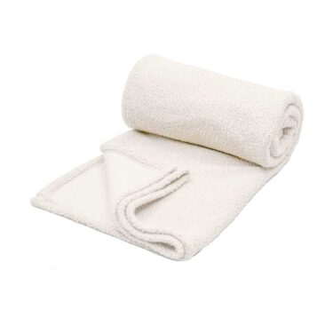 PLAID - PADDY 130X150 BLANC