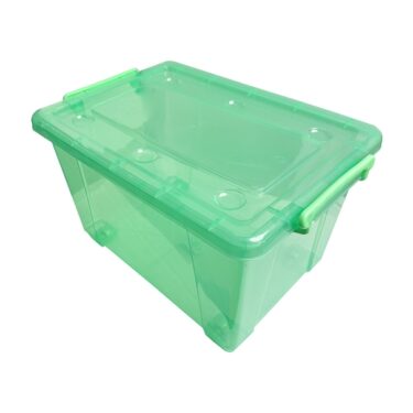 ROLL BOX 60L TRANSPARENT VERT