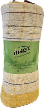 MAGIC 10 TORCHONS CUIS 45X70
