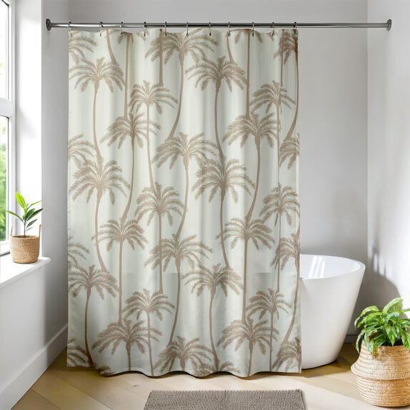 RIDEAU DE DOUCHE POLYESTER IMP
