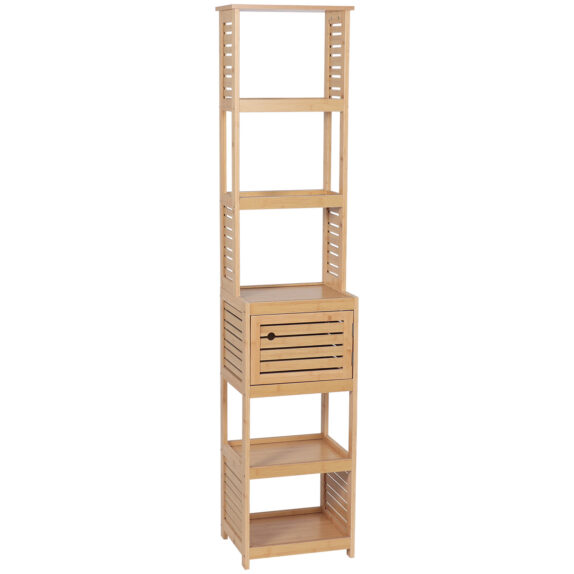 COLONNE DE RANGEMENT BAMBOU ET