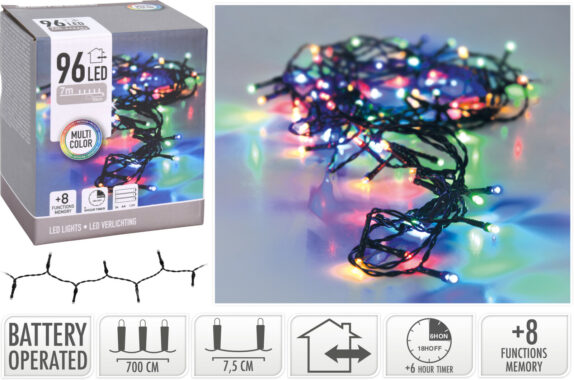 LEDS 96 B/O MULTICLRES