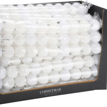 SET DE BOULES DE NOËL 10X50MM