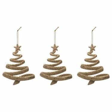SDN SAPIN DORE PAILLETTE X3