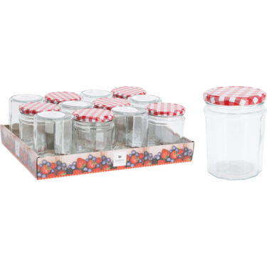 JAR VERRE/COUVERCLE METAL 450M