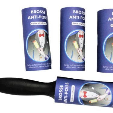 BROSSE ADHESIVE ET 3 RECHARGES