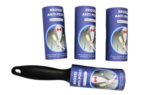 BROSSE ADHESIVE ET 3 RECHARGES