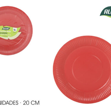SET10 CARTON PLAQUE  ROUGE 20C