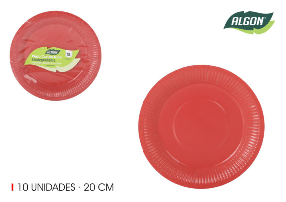 SET10 CARTON PLAQUE  ROUGE 20C