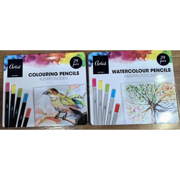 CRAYONS DE COULEUR 24PCS