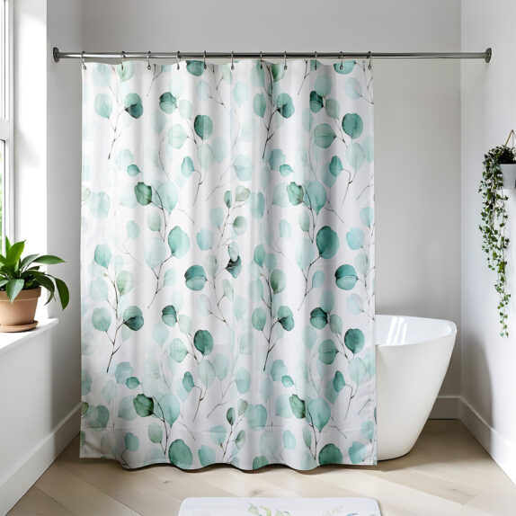 RIDEAU DE DOUCHE PEVA 180X180