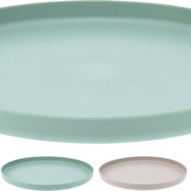 ASSIETTE PP 25X2CM 4ASS