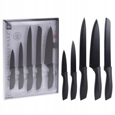 COUTEAUX X/5PCS: 19CM/23CM/3X3