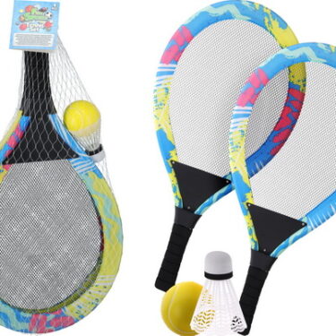 SET DE TENNIS MEGA 4PCES RAQUE