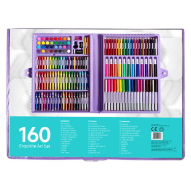 COFFRET 160 CRAYONS PEINTURE