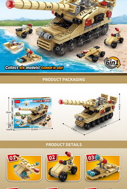 BRICKS CHAR 135PCS
