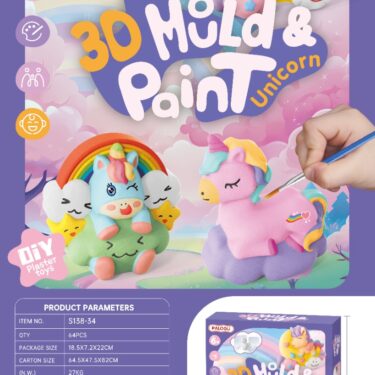 MOULE LICORNE À PEINDRE 3D