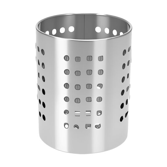 0511PORTE COUVERTS INOX -D10XH