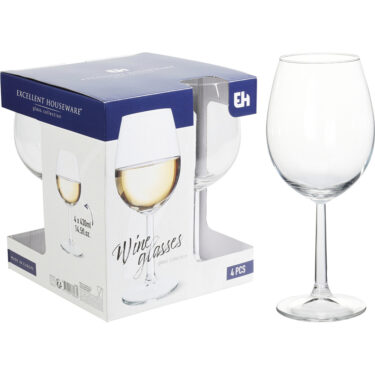VERRE A VIN - 430ML - SET DE 4