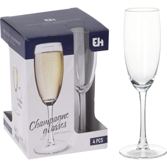 FLUTE A CHAMPAGNE - SET DE 4 P