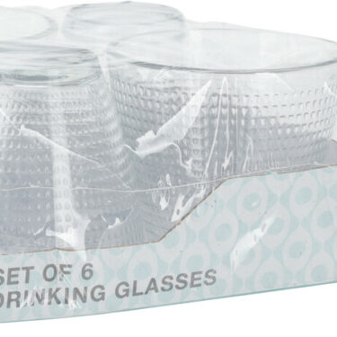 VERRE SET/6PCS - 220ML
