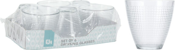 VERRE SET/6PCS - 220ML