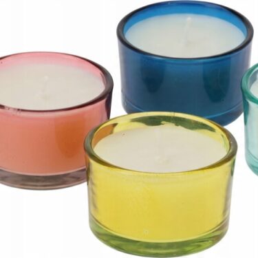 BOUGIE PARFUMÉE VERRE S/4 5X3C