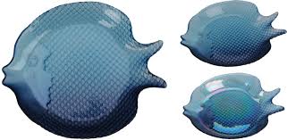 COUPELLE VERRE 24X20CM POISSON