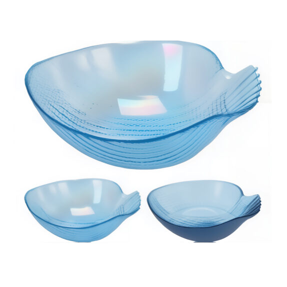 COUPELLE VERRE 17X13X5CM 2ASS