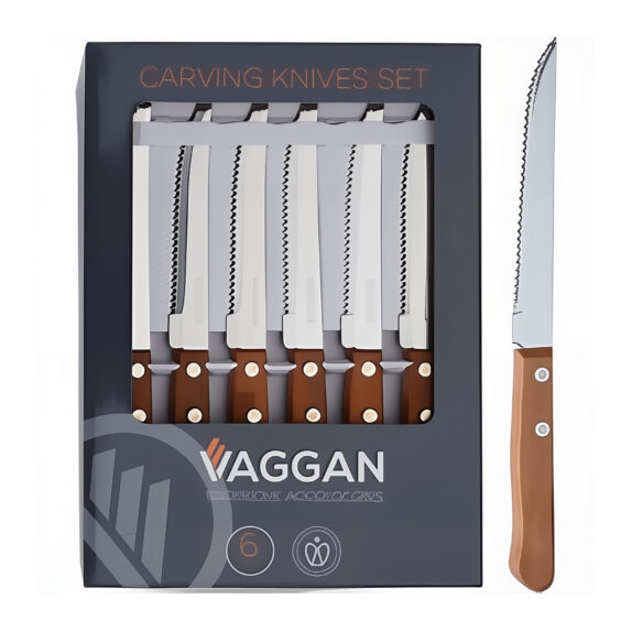 JEU DE 6 COUTEAUX À STEAK