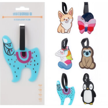 ÉTIQUETTE BAGAGE 6ASS ANIMAL