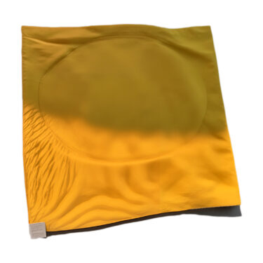 COUSSIN MOUTARDE 43X43